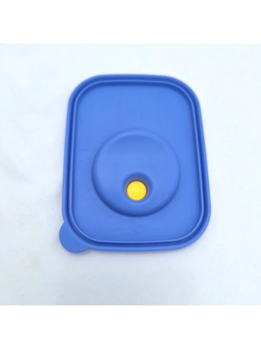 Tupperware Rock N Serve Blue Replacement Seal For 1 Cup Container Yellow Vent